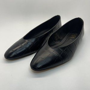 Zara Black Women's Embossed Flats EU 39 / US 8M